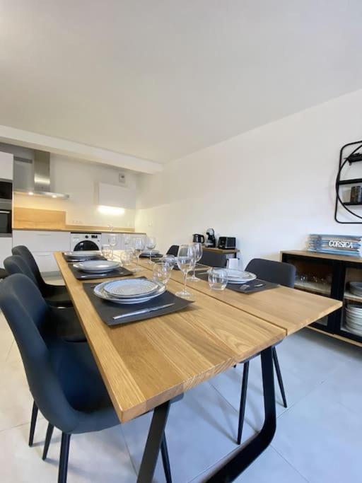 B32- T3-Les Hauts Du Port-Parking-Clim-Wifi-50M Du Port Bonifacio  Zewnętrze zdjęcie